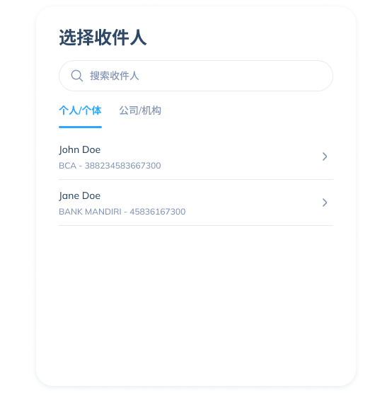 Topremit 应用中本地转账的第四步界面，显示向 3 位收款人的交易详情、总金额 IDR 24,000,000，以及“即时模式”和“普通模式”的转账速度选项。