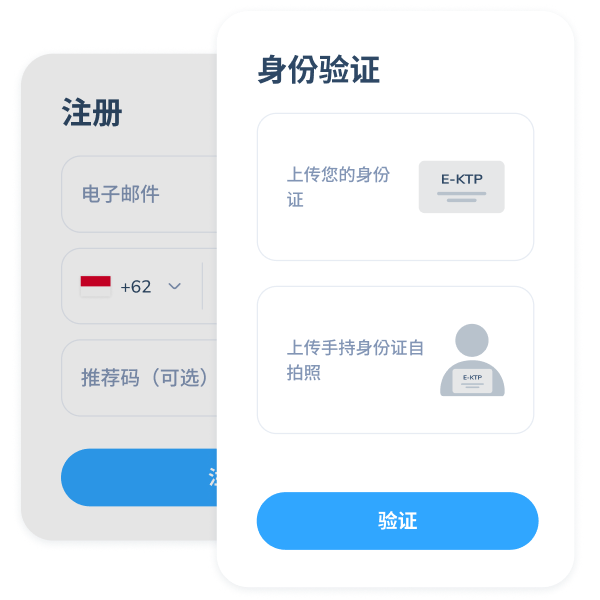 Topremit 的 SWIFT 汇款交易第一步界面，包括通过电子邮箱和电话号码注册账户，以及使用身份证件进行身份验证。